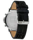 Tommy Hilfiger Daniel Black Dial Black Leather Strap Watch for Men - 1710381 Authentic Buy Shop Now