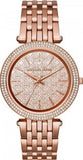 Michael Kors Darci Rose Gold Dial Steel Strap Watch for Women - MK3399 Authentic Buy Shop Now