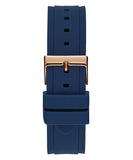Guess Limelight Blue Dial Blue Silicone Strap Watch For Women - W1053L1 Authentic Buy Shop Now