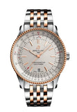 Breitling Navitimer Automatic 41 White Dial Two Tone Steel Strap Watch for Men - U17326211G1U1 Authentic Buy Shop Now