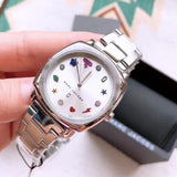 Marc Jacobs Mandy Silver Dial Silver Steel Strap Watch for Women - MJ3548 Authentic Buy Shop Now