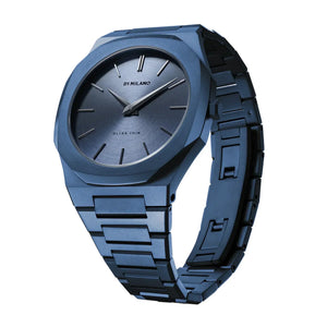D1 Milano Ultra Thin Midnight Dial Blue Steel Strap Watch for Men- D1-UTBJ21 Authentic Buy Shop Now