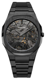D1 Milano Ultra Thin Two Tone Black Steel Strap Watch for Men - D1-UTBJ31 Authentic Buy Shop Now
