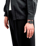 D1 Milano Ultra Thin Re-Gun Black Dial Gray Steel Strap Watch for Men - D1-UTBJ41 Authentic Buy Shop Now