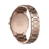 D1 Milano Ultra Thin Rose Gold Dial Rose Gold Steel Strap Watch for Women - D1-UTBL04 Authentic Buy Shop Now