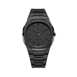 D1 Milano Ultra Thin Shadow Black Dial Black Steel Strap Watch for Men - D1-UTBJSH Authentic Buy Shop Now