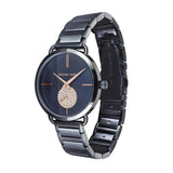 Michael Kors Portia Blue Dial Blue Stainless Steel Strap Watch for Women - MK3680 Authentic Buy Shop Now