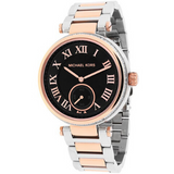 Michael Kors Skylar Black Dial Two Tone Steel Strap Watch for Women - MK5957 Authentic Buy Shop Now