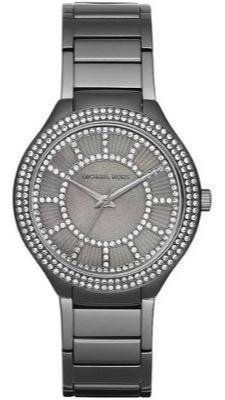 Michael Kors Kerry Gunmetal Dial Steel Strap Watch for Women - MK3410 Authentic Buy Shop Now