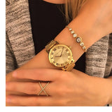 Michael Kors Norie Gold Dial Gold Steel Strap Watch for Women - MK3560 Authentic Buy Shop Now