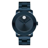 Movado Bold Blue Dial Blue Steel Strap Watch For Women - 3600388 Authentic Buy Shop Now