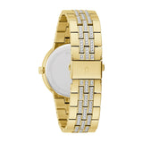 Bulova Crystal Collection Silver Dial Two Tone Steel Strap Watch for Men - 98K102 Authentic Buy Shop Now