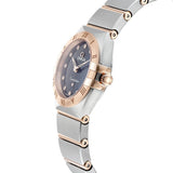 Omega Constellation Quartz Diamonds Blue Dial Two Tone Steel Strap Watch for Women - 131.20.25.60.53.002 Authentic Buy Shop Now