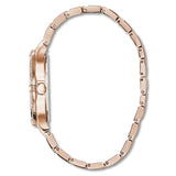 Bulova Crystal Collection Silver Dial Rose Gold Steel Strap Watch for Women - 98L229 Authentic Buy Shop Now