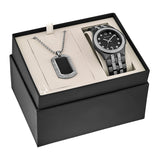 Bulova Crystal Collection Black Dial Two Tone Steel Strap Watch for Men - 98K101 Authentic Buy Shop Now
