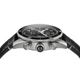 Tag Heuer Autavia Chronometer Flyback Automatic Chronograph Black Dial Black Leather Strap Watch for Men - CBE511A.FC8279 Authentic Buy Shop Now