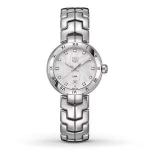 Tag Heuer Link Diamonds Mother of Pearl Dial Silver Steel Strap Watch for Women - WAT1411.BA0954 Authentic Buy Shop Now