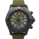 Breitling Avenger Chronograph 45mm Green Dial Green Nylon Strap Watch for Men - V13317101L1X1 Authentic Buy Shop Now