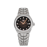 Tag Heuer Link Quartz Diamonds Black Dial Silver Steel Strap Watch for Men - WBC131G.BA0649 Authentic Buy Shop Now