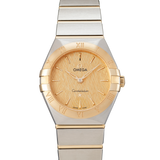 Omega Constellation Manhattan Yellow Dial Two Tone Steel Strap Watch for Women - 131.20.28.60.08.001 Authentic Buy Shop Now