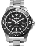 Breitling Superocean II Special 44mm Black Dial Silver Steel Strap Watch for Men - Y1739310/BF45/162A Authentic Buy Shop Now