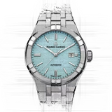 Maurice Lacroix Aikon Automatic Sky Blue Dial Silver Steel Strap Watch For Men - AI6008-SS00F-431-C Authentic Buy Shop Now