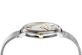 Versace V-Circle Quartz Silver Dial Silver Mesh Strap Watch for Women - VBP050017 Authentic Buy Shop Now