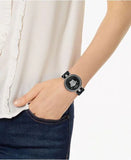 Versace Palazzo Empire Black Dial Black Leather Strap Watch for Women - VCO060017 Authentic Buy Shop Now