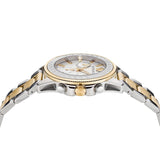 Versace Greca Action Chronograph Quartz Silver Dial Two Tone Steel Strap Watch for Men - VE3J00522 Authentic Buy Shop Now