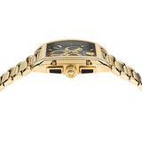 Versace Dominus Chronograph Black Dial Gold Steel Strap Watch For Men - VE6H00523 Authentic Buy Shop Now