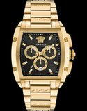 Versace Dominus Chronograph Black Dial Gold Steel Strap Watch For Men - VE6H00523 Authentic Buy Shop Now