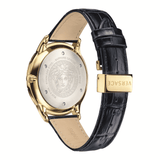 Versace Univers Navy Blue Dial Navy Blue Leather Strap Watch for Men - VEBK00318 Authentic Buy Shop Now