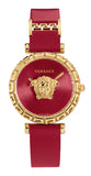 Versace Palazzo Empire Greca Red Dial Red Leather Strap Watch for Women - VEDV00319 Authentic Buy Shop Now