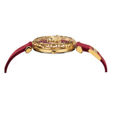 Versace Palazzo Empire Greca Red Dial Red Leather Strap Watch for Women - VEDV00319 Authentic Buy Shop Now