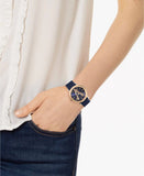 Versace Virtus Quartz Blue Dial Blue Leather Strap Watch for Women - VEHC00419 Authentic Buy Shop Now