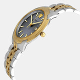 Versace V-Urban Quartz Silver Dial Two Tone Steel Strap Watch for Men - VELQ00519 Authentic Buy Shop Now