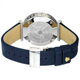 Versace V-Twist Quartz Blue Dial Blue Leather Strap Watch for Women - VELS00119 Authentic Buy Shop Now
