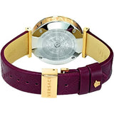 Versace V-Twist Silver Dial Red Leather Strap Watch for for Women - VELS00519 Authentic Buy Shop Now