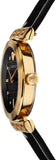 Versace Greca Meander Black Dial Black Leather Strap Watch for Women - VELW00420 Authentic Buy Shop Now