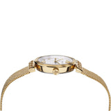 Versace Meander Greca White Dial Gold Mesh Bracelet Watch for Women - VELW00820 Authentic Buy Shop Now
