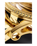 Versace Code Quartz Silver Dial Gold Steel Strap Watch For Men - VEPO00420 Authentic Buy Shop Now