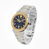 Versace Greca Logo Moonphase Black Dial Two Tone Steel Strap Watch for Men - VE7G00223 Authentic Buy Shop Now