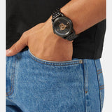 Versace Palazzo Empire Quartz Black Dial Black Steel Strap Watch For Men - VEDB00518 Authentic Buy Shop Now
