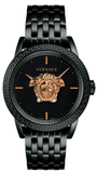 Versace Palazzo Empire Quartz Black Dial Black Steel Strap Watch For Men - VEDB00518 Authentic Buy Shop Now