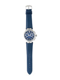 Versace Aion Chronograph Blue Dial Blue Leather Strap Watch for Men - VE1D01220 Authentic Buy Shop Now