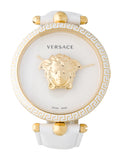 Versace Palazzo Empire White Dial White Leather Strap Watch for Women - VCO040017 Authentic Buy Shop Now