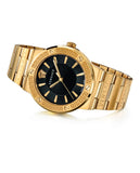 Versace Greca Black Dial Gold Steel Strap Watch for Women - VEVH00820 Authentic Buy Shop Now