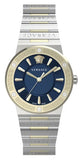 Versace Greca Quartz Blue Dial Silver Steel Strap Watch for Women - VEVH01120 Authentic Buy Shop Now