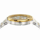Versace Greca Silver Dial Two Tone Steel Strap Watch for Men - VEVI00320 Authentic Buy Shop Now