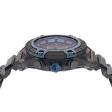 Versace icon Active Chronograph Black Dial Black Silicone Strap Watch For Men - VEZ700622 Authentic Buy Shop Now
